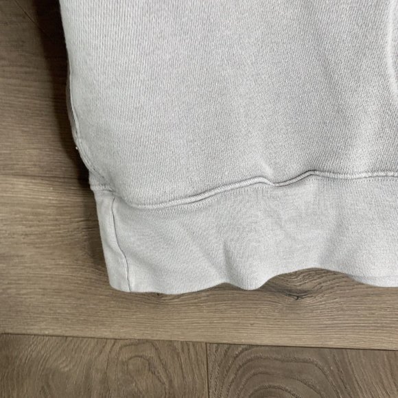 Time And Tru Cowl Neck Sweatshirt Women's XL LS Grey Heather Side Seam Pockets - Picture 4 of 10